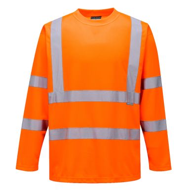 Hi-Vis T-Shirt L/S , L, R, Orange