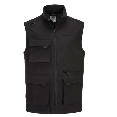 KX3 Softshell Gilet (3L), L, R, Black
