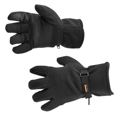 Insulated Fleece Glove, , R, Black