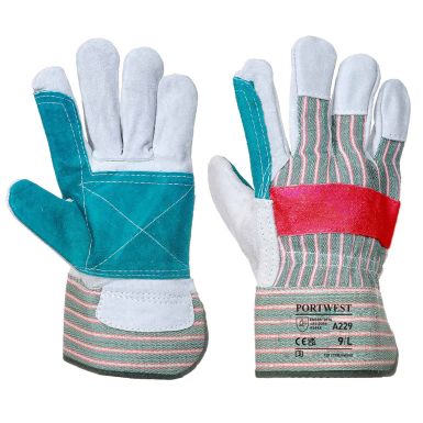 Classic Double Palm Rigger Glove, XL, R, Green
