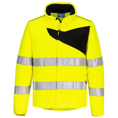 PW2 Hi-Vis Fleece, 4XL, R, Yellow/Black