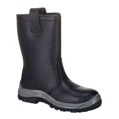 Steelite Rigger Boot S1P CI HRO, 38, R, Black
