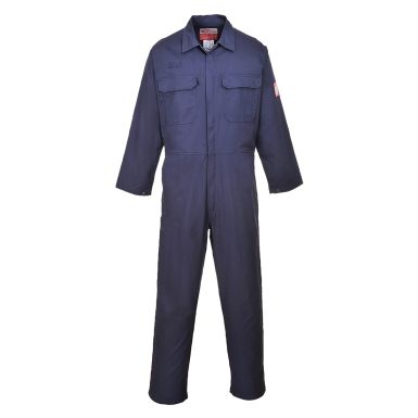 Bizflame Work Coverall, L, R, Navy
