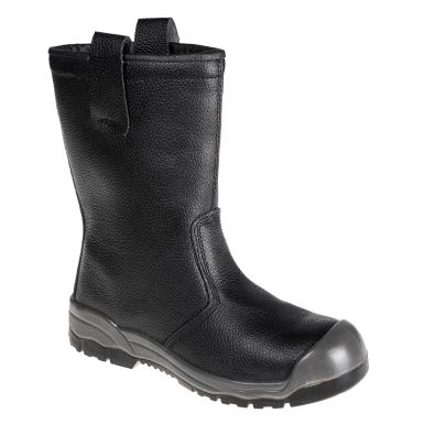 Steelite Rigger Boot S1P CI (With scuff cap), 38, R, Black