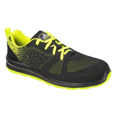 Steelite Aire Trainer S1P, 36, N, Black/Green