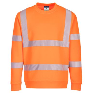 Eco Hi-Vis Sweatshirt, 4XL, R, Orange