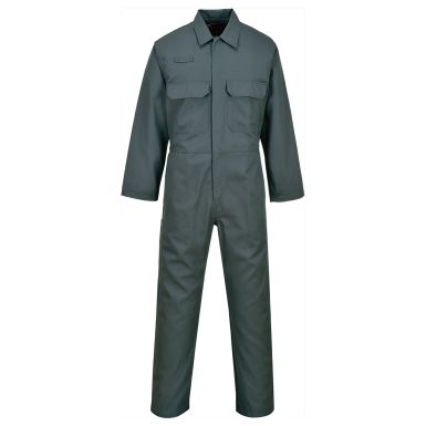 Bizweld FR Coverall, M, R, Bottle Green