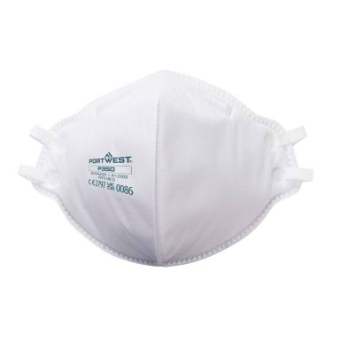 FFP3 Dolomite Fold Flat Respirator (Pk20), , R, White