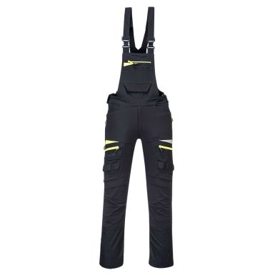 DX4 Work Bib and Brace, L, R, Black