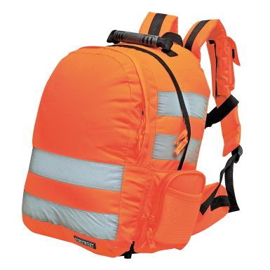 Quick Release Hi-Vis Rucksack, , R, Orange