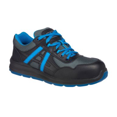 Portwest Compositelite Mersey Trainer S1P, 36, B, Black/Blue