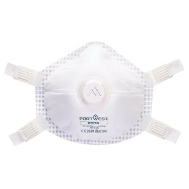 FFP3 Ultimate Valved Reusable Respirator (Pk5), , R, White