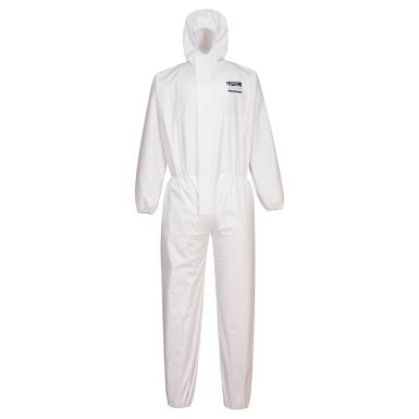 BizTex Pro Coverall Type 5/6 , L, R, White