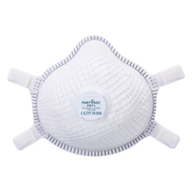 ERGONET FFP3 Valved Dolomite Respirator (Pk5), , R, White