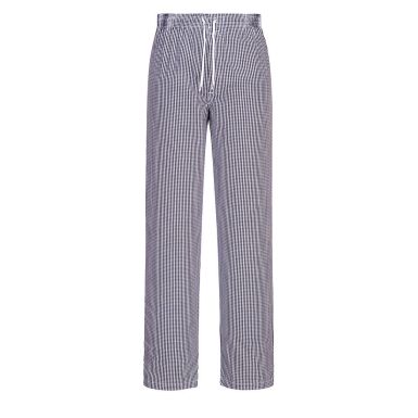 Bromley Chefs Trousers, L, R, Blue Check