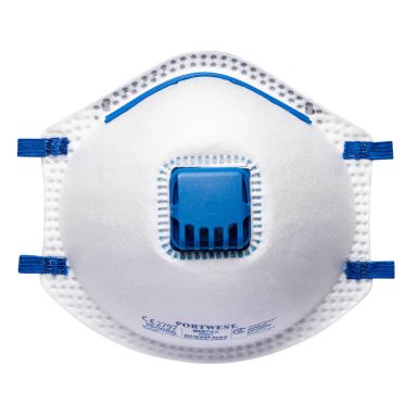 FFP2 Valved Respirator (Pk10), , R, White
