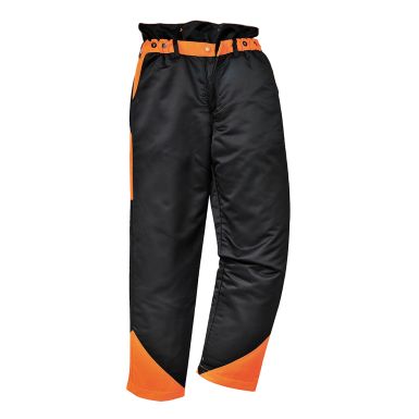 Oak Chainsaw Trousers, L, R, Black