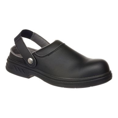 Steelite Safety Clog SB , 34, R, Black